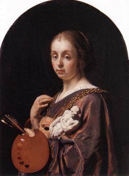 弗朗斯 凡 米裡斯 Pictura An Allegory of Painting 弗朗斯 凡 米裡斯 Pictura An Allegory of Painting